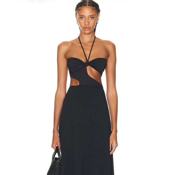 Johanna Ortiz Black Baboon Call Cutout Halterneck Swimsuit - Picture 8 of 16